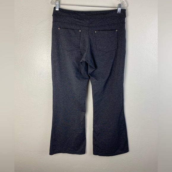 Athleta Gray Wide leg Flare Athleisure Pull on Pants W/ Pockets women’s Medium P - Picture 2 of 15
